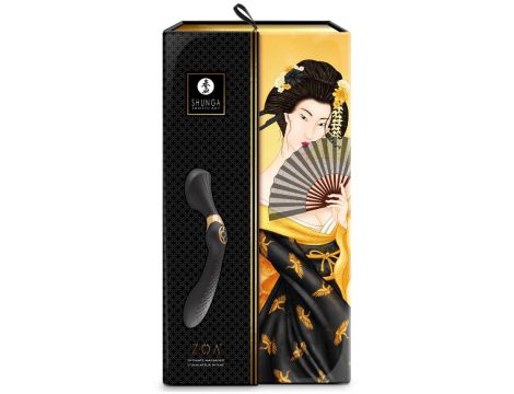 Masażer intymny Zoa Shunga czarny USB - 2