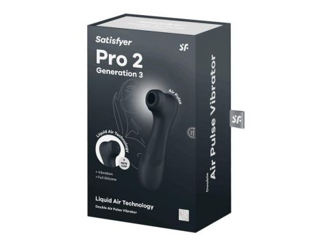 Stymulator łechtaczki Satisfyer Pro 2 Generation 3 Liquid Air czarny - 5