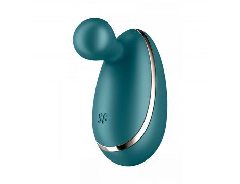 Stymulator łechtaczki mini silikonowy Satisfyer Spot On 1 zielony USB 7.5cm