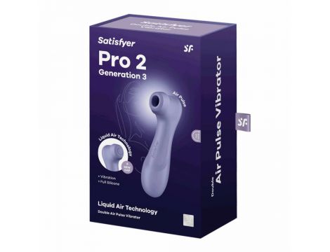 Stymulator łechtaczki Satisfyer Pro 2 Liquid Air liliowy - 6