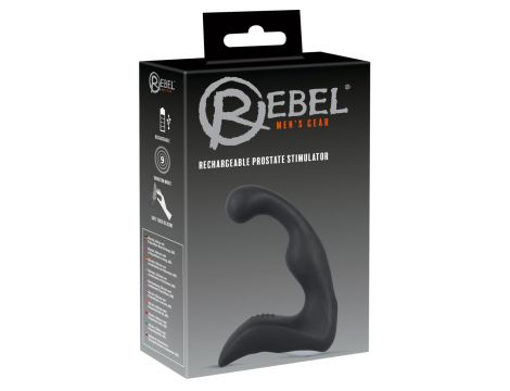 Masażer prostaty Rebel silikonowy USB 14,6 cm - 15