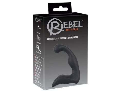 Masażer prostaty Rebel silikonowy USB 14,6 cm - 16