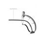 Pas cnoty ManCage Model 15 transparentny z rozszerzaczem cewki 20 cm - 4