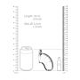 Pas cnoty ManCage Model 15 transparentny z rozszerzaczem cewki 20 cm - 5