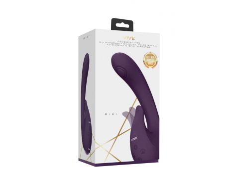 Wibrator silikonowy Vive Miki fioletowy USB - 7