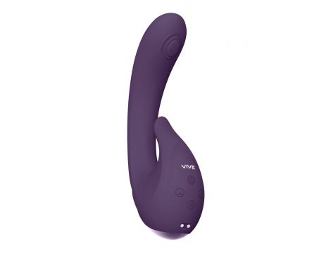 Wibrator silikonowy Vive Miki fioletowy USB