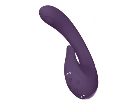 Wibrator silikonowy Vive Miki fioletowy USB - 4