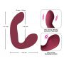Wibrator króliczek Javida thumping shaking silikonowy 17 cm USB - 12