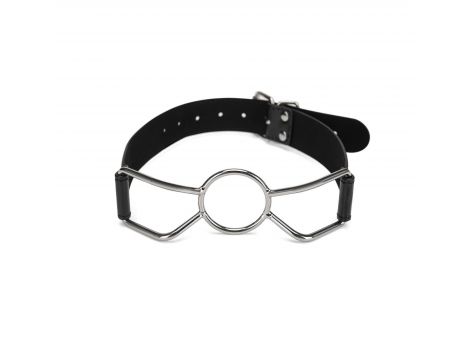 Knebel Me You Us Spider Gag czarny skóra PU