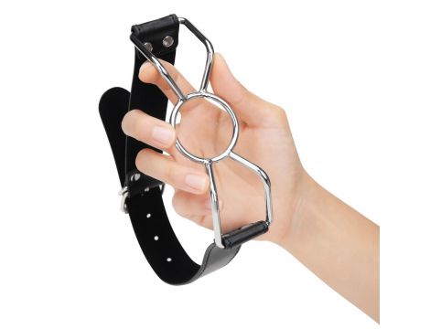 Knebel Me You Us Spider Gag czarny skóra PU - 2