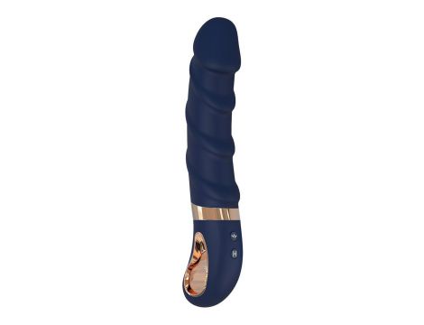 Wibrator punktu G Goddess Collection Belenos niebieski USB 23 cm