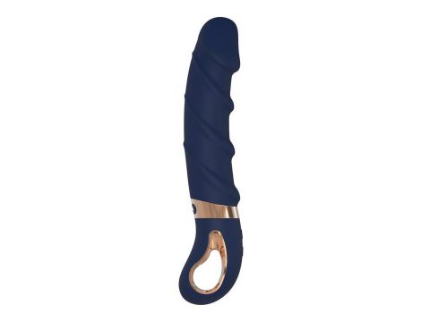 Wibrator punktu G Goddess Collection Belenos niebieski USB 23 cm - 4