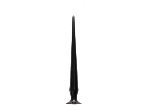 Kolczaste dildo analne Ouch 42 cm czarne