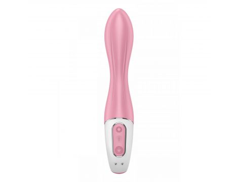 Wibrator nadmuchiwany Satisfyer Air Pump 2 jasnoczerwony USB 21 cm - 2