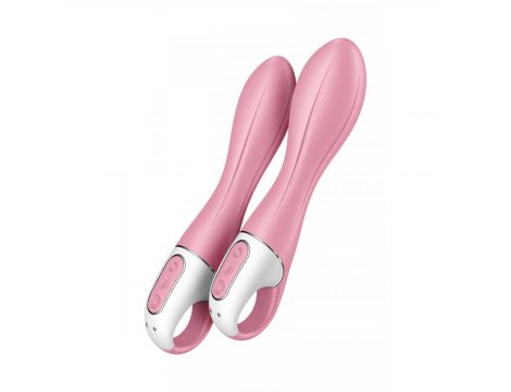 Wibrator nadmuchiwany Satisfyer Air Pump 2 jasnoczerwony USB 21 cm - 4