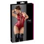 Body z suwakiem Cottelli PARTY bordowe L - 2