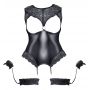 Body z podwiązkami i kajdankami Cottelli Bondage XL - 7