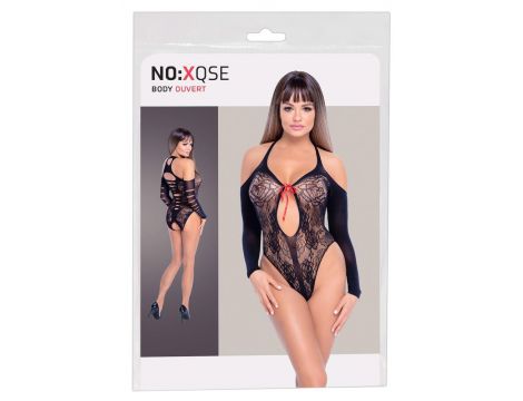Body erotyczne NO:XQSE koronka z wycięciami S L - 2