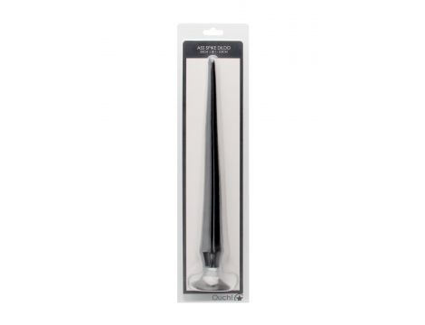 Dildo kolczaste analne Ouch Ass Spike 33 cm czarne