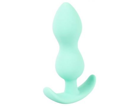Korek analny mini silikonowy Cuties zielony 8 cm - 5