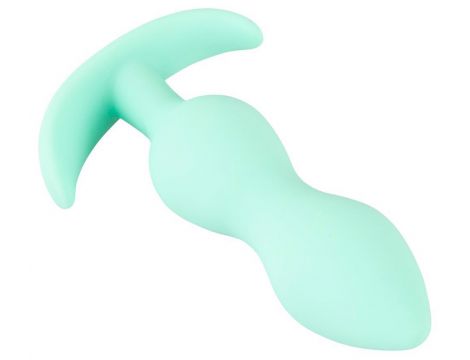 Korek analny mini silikonowy Cuties zielony 8 cm - 11