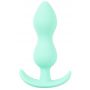 Korek analny mini silikonowy Cuties zielony 8 cm - 5