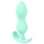 Korek analny mini silikonowy Cuties zielony 8 cm - 9