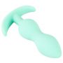 Korek analny mini silikonowy Cuties zielony 8 cm - 12