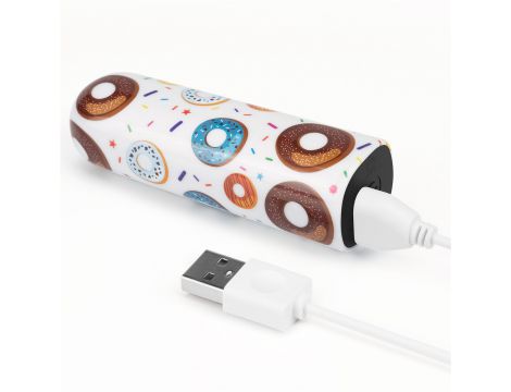 Wibrator mini akumulatorowy Donut Lovetoy 8 cm wodoodporny - 8