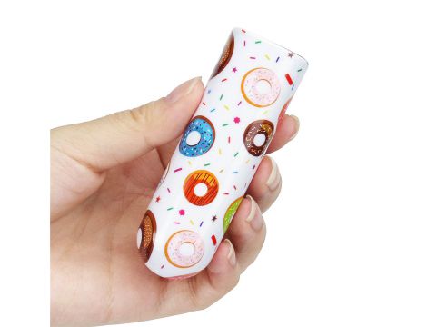 Wibrator mini akumulatorowy Donut Lovetoy 8 cm wodoodporny - 10