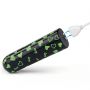 Mini wibrator Lovetoy serce świecący w ciemności ładowalny zielony 8cm - 6