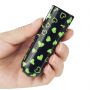 Mini wibrator Lovetoy serce świecący w ciemności ładowalny zielony 8cm - 10
