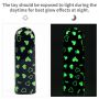 Mini wibrator Lovetoy serce świecący w ciemności ładowalny zielony 8cm - 19