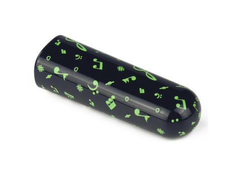 Mini wibrator ładowalny świecący w ciemności Lovetoy zielony 8 cm - 7