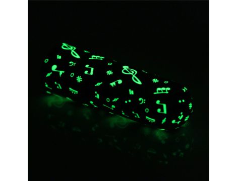 Mini wibrator ładowalny świecący w ciemności Lovetoy zielony 8 cm - 14