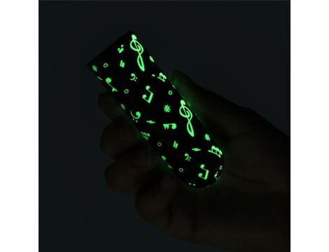 Mini wibrator ładowalny świecący w ciemności Lovetoy zielony 8 cm - 16