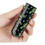 Mini wibrator ładowalny świecący w ciemności Lovetoy zielony 8 cm - 10