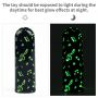 Mini wibrator ładowalny świecący w ciemności Lovetoy zielony 8 cm - 19