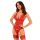 Gorset i stringi Lacelove Obsessive czerwony M/L