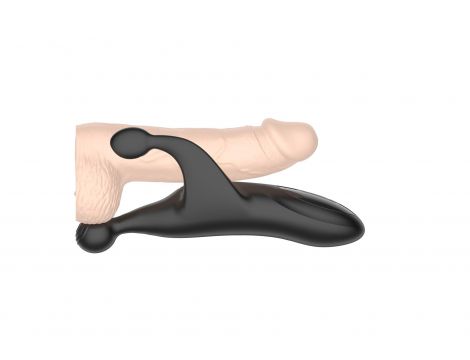 Masturbator z trzepotaniem i wibracją silikonowy B Series Cute - 16