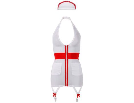 Kostium pielęgniarki Cottelli biały XL - 3