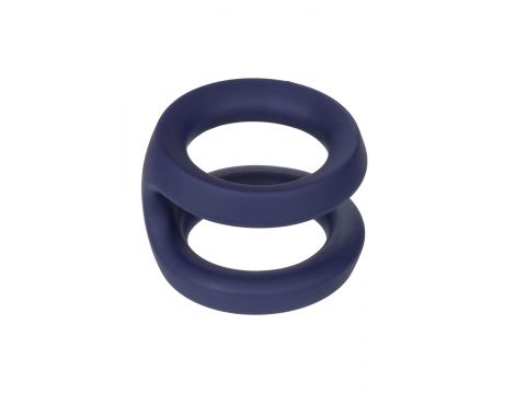 Pierścień erekcyjny Viceroy Dual Ring silikonowy niebieski - 12
