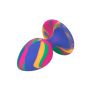 Korek analny silikonowy Calexotics tie dye medium 7.5 cm - 8