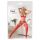 Pończochy z koronką Cottelli LEGWEAR czerwone 20 den