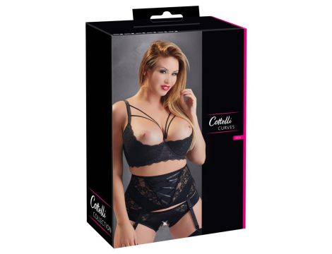 Biustonosz shelf lace Cottelli Curves 85E