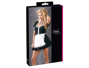 Kostium pokojówki Cottelli mini czarny XL