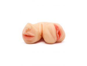 Ciasny odwracany masturbator wagina usta Hidden Desire jasna skóra 18 cm
