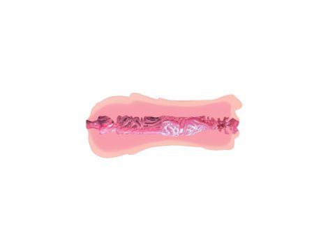 Ciasny odwracany masturbator wagina usta Hidden Desire jasna skóra 18 cm - 5