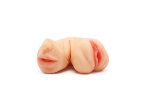 Ciasny odwracany masturbator wagina usta Hidden Desire jasna skóra 18 cm