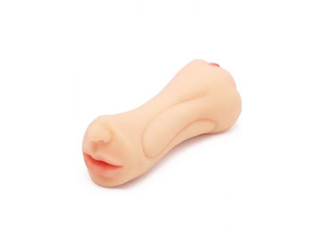 Ciasny odwracany masturbator wagina usta Hidden Desire jasna skóra 18 cm - 3